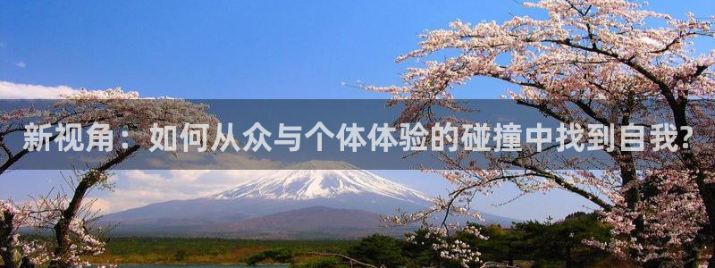新视角：如何从众与个体体验的碰撞中找到自我?