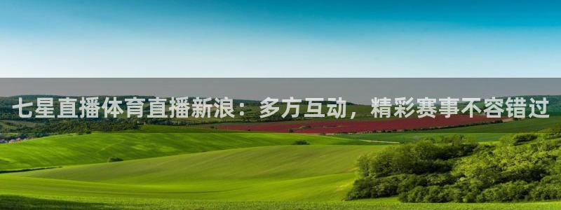 七星直播体育直播新浪：多方互动，精彩赛事不容错过